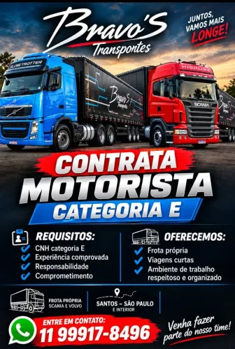 Bravos transporte região de Guarulhos Itaquá Arujá 