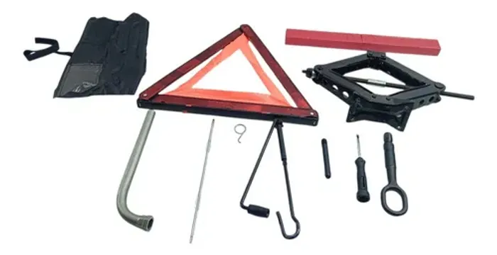 Kit Macaco Triangulo Chave Roda Ferramentas Audi A3 Ano 2016