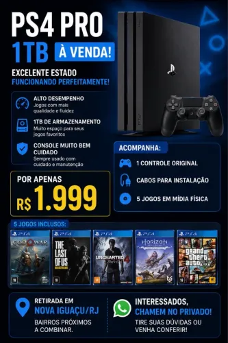PS4 PRO 1TB
