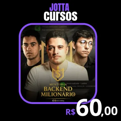Mentoria Backend Milionário - Édipo Tolentino + Davi Meurer & Paulo Henrique - 2025