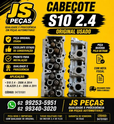 Cabeçote s10 2.4 2009 