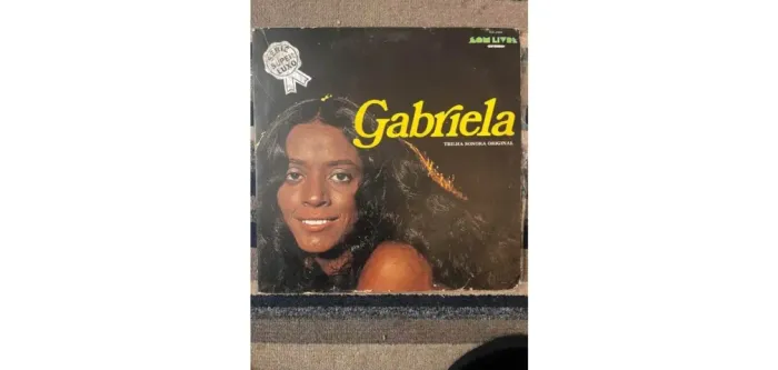 LP Trilha Sonora da Novela Gabriela (1975) - Série Super Luxo