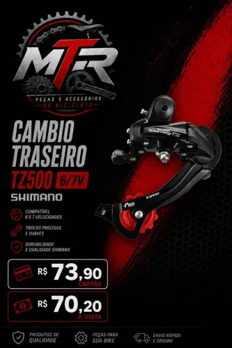 Cambio Traseiro Tz500 6/7V Shimano 