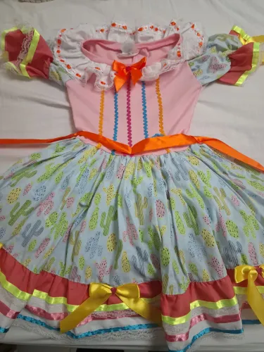 Vestido festa Junina - marca Fanfarrinha