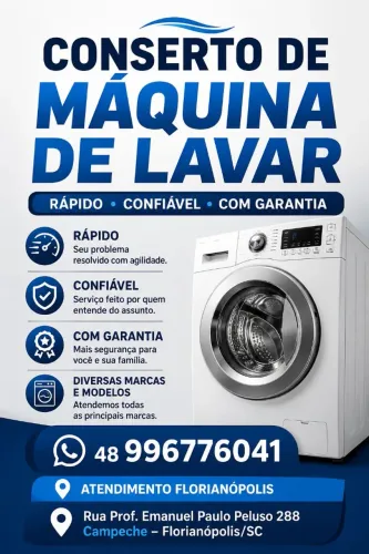 CONSERTO DE MAQUINAS DE LAVAR 
