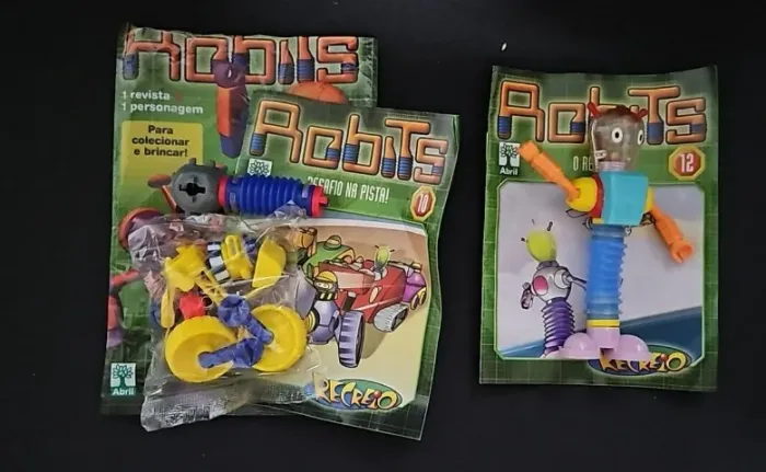 Lote Robits Geração 1 - revista Recreio