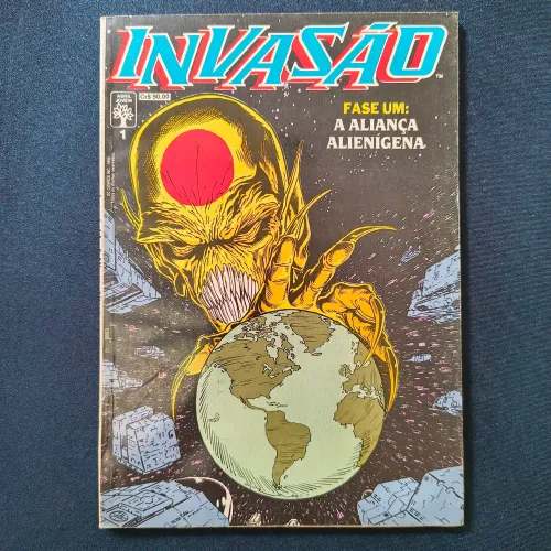 HQ Invasão Nº 1 (edit. Abril, 1990)Arte de Todd McFarlane
