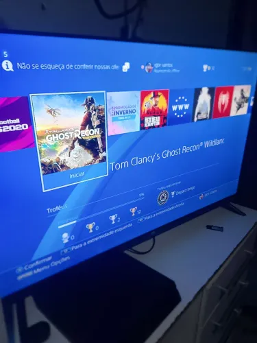 Ps 4 slim 500 gn jogos digitais e físicos