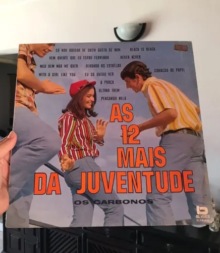 LP Vinil - Os Carbonos - as 12 mais da juventude