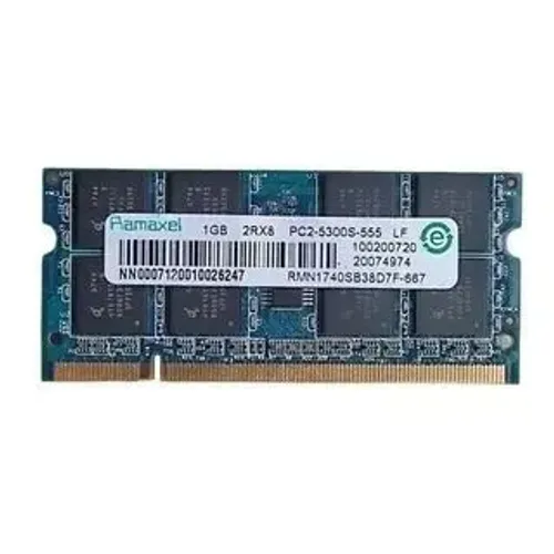 Memória RAM ramaxel 1gb 2rx8 pc2-5300s-555