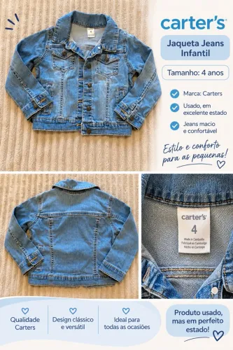 Jaqueta jeans infantil - Carter?s