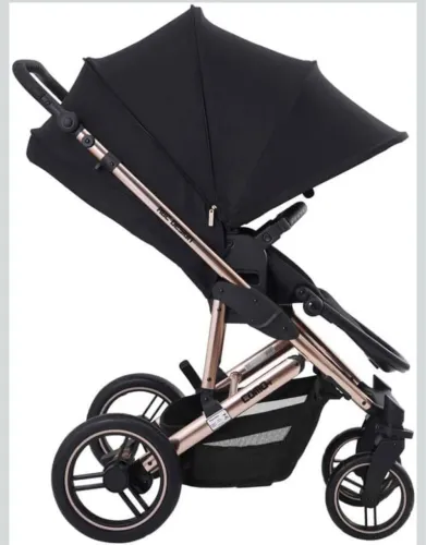 Travel System Trio Carrinho com Bebê Conforto Como 4 Rose Gold Abc Design
