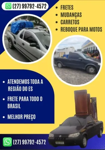 Fretes em geral, mudanças,  transposte,  logística,  reboque e etc, melhor preço. 