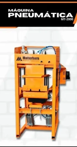 Maquina de blocos Pneumatica 