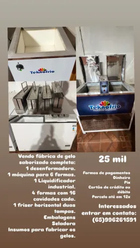 Máquina de gelo saborizado