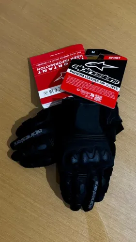 Luvas Alpinestars Phenom Air Tam.M com touch (couro) 