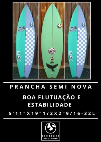 Prancha semi nova 5'10"