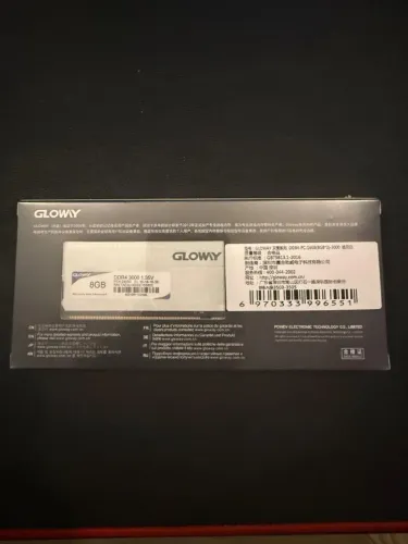Kit Memoria Gloway DDR4 16GB (2x8GB) 3000MHz Branca - Novo Lacrado