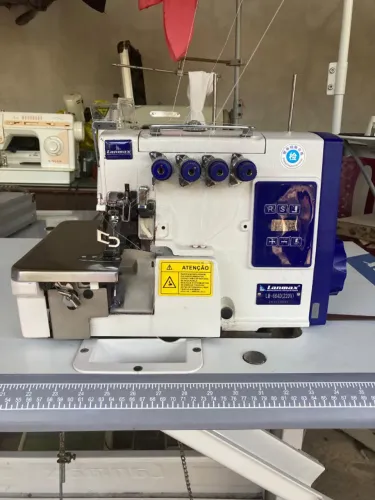 Máquina de Costura Overloque Lanmax Ponto Cadeia