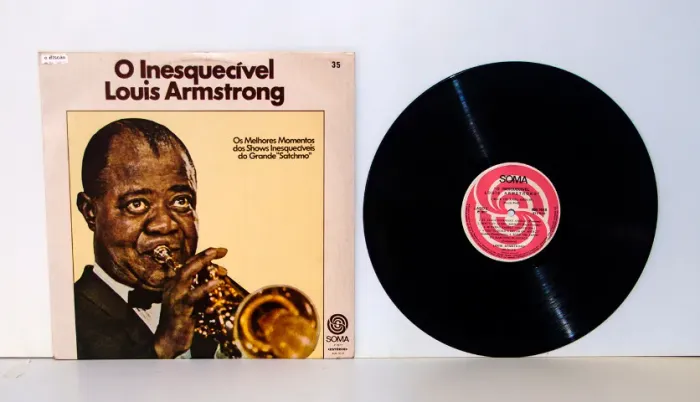 Disco Vinil - Louis Armstrong - O inesquecivel - RCA Eletronics - Ind. Brasileira