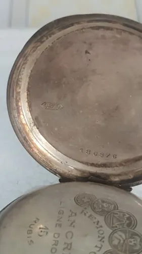 Relógio roskopf de prata