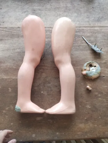 Pernas boneca amiguinha para restaurar 