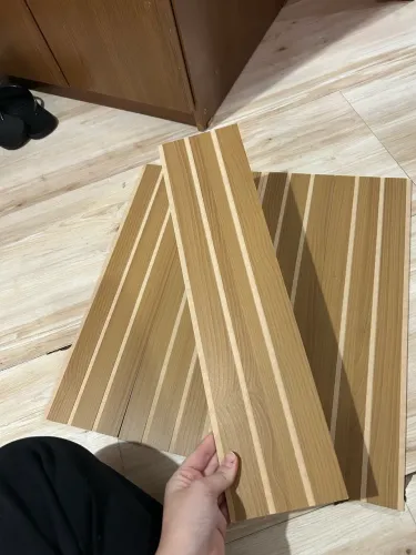 200 placas de ripado de madeira 
