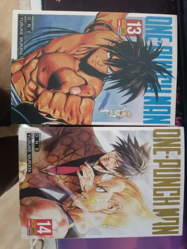 Mangas one punch man 13 e 14