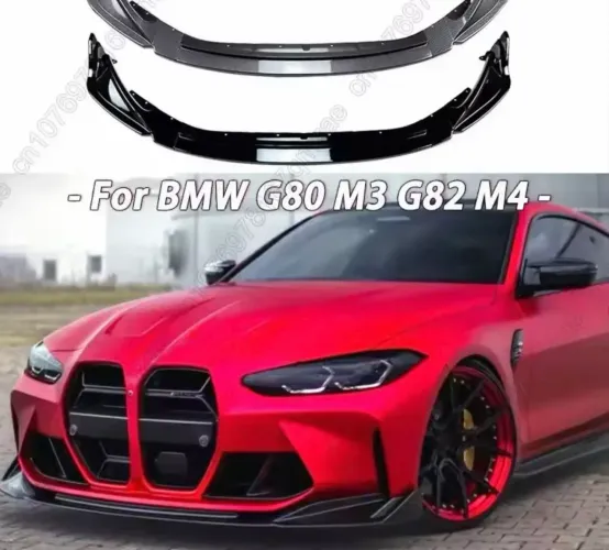 Front Lip Spoiler BMW M3 2021 2022 2023 2024 2025 2026
