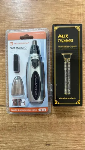 Kit Máquina De Barbear + Aparador De Pelos