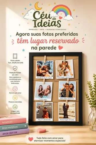 Kit Memórias no Varal