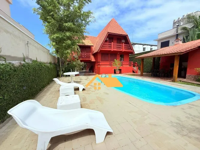 A 50m da Praia de Juquehy: Casa com Piscina Privativa | Temporada para até 10 Pessoas