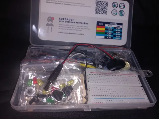 Kit de eletrônica para arduino