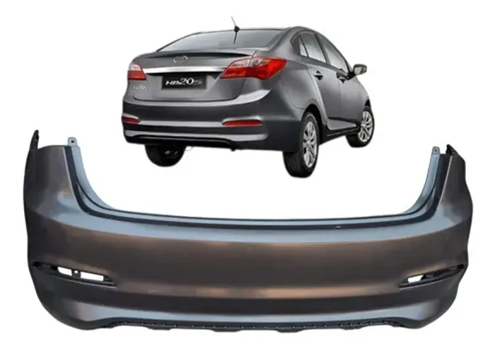 Parachoque Traseiro Hb20 Sedan 2016 2017 2018 2019