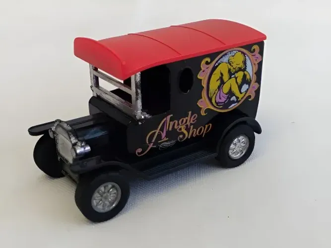 Miniatura Carrinho Calhambeque Angle Shop Anos 90 Angle Shop