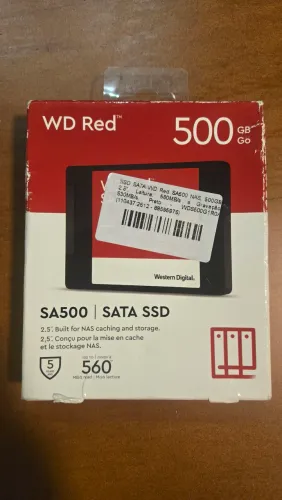 SSD WD RES SA500 SATA SSS 500GB NOVO