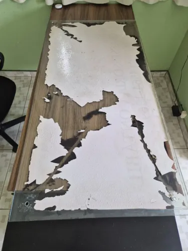 Vidro para placa de loja usado