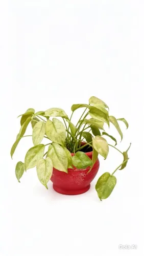 Planta no vaso de barro