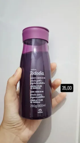Sabonete líquido ameixa e flor de baunilha natura