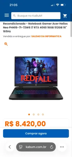 Gamer Predator Helios Neo