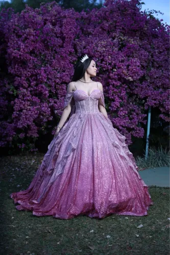 Vestido de Debutante Luxo + Brindes