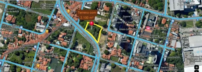Terreno à venda no bairro Guararapes, 2100 m² - Guararapes - Fortaleza/CE