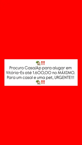 Casa/Ap pra alugar em Vitória ?