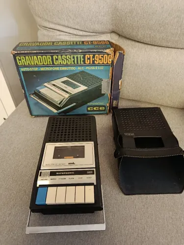 Gravador/reprodutor de fita k7 - CCE Supersônico CT9500