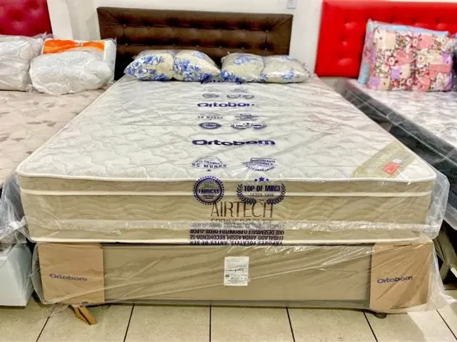 cama queen size super confortavel
