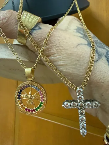 Corrente Maciça de ouro 9.45g 18k procedência garantia eterna