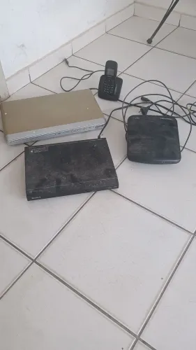 Dvd HD telefone sem fio com defeitos - Bairro Saci