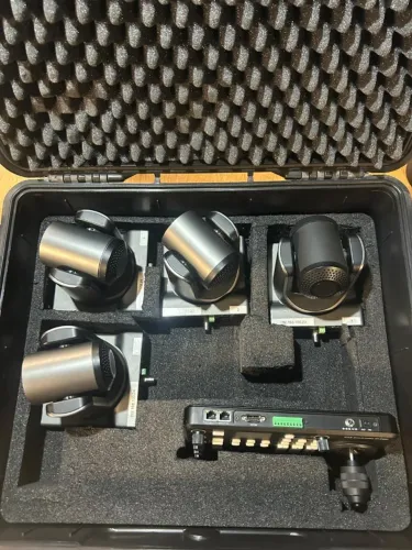 KIT 4 CÂMERAS NEOiD PTZ NDI 20X GEN 2 + PTZ CONTROLLER IP PRO