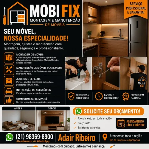 Reforma de móveis e montagem