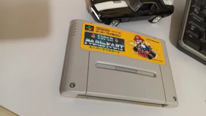 Super Mario Kart - Cartucho original de Super Nintendo Famicom Snes